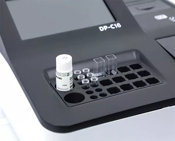 Semi-automatic biochemical analyzer DP-C16 slide #2